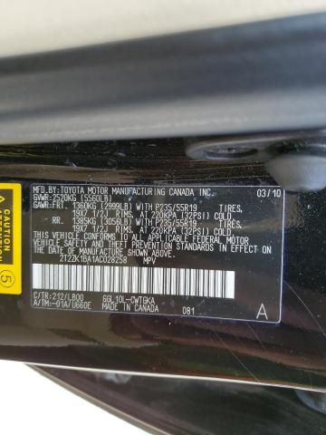 Photo 14 from auction – 2010 LEXUS RX 350 with VIN 2T2ZK1BA1AC028258