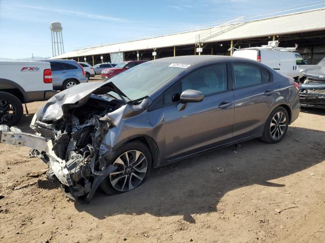 HONDA CIVIC EX 2014 with VIN 19XFB2F87EE047733 - Photo from auction