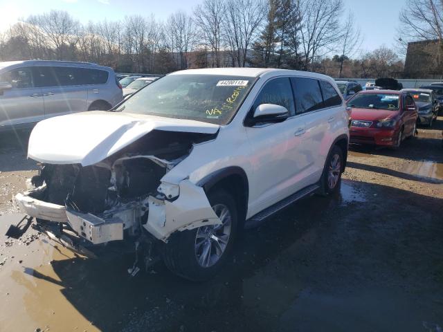 TOYOTA HIGHLANDER 2015 with VIN 5TDZKRFH4FS056080 - Photo from auction