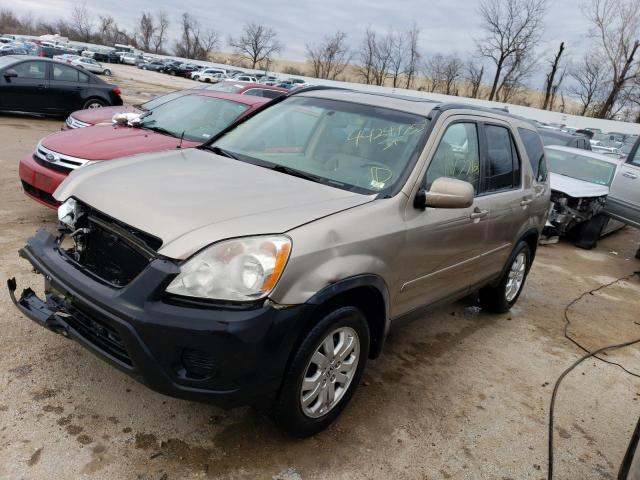 HONDA CR-V SE 2006 with VIN JHLRD78926C061609 - Photo from auction