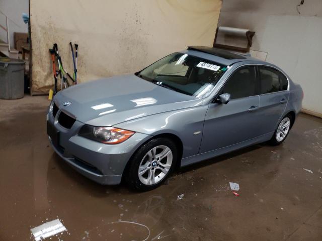 BMW 328 I 2008 with VIN WBAVA37508NL55462 - Photo from auction