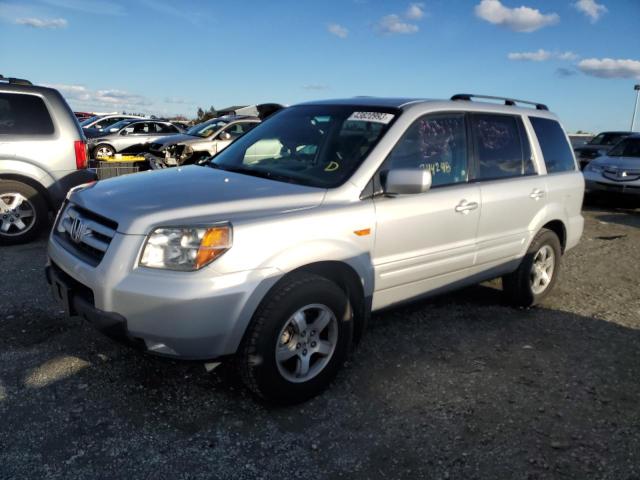 HONDA PILOT EX 2006 with VIN 2HKYF18446H534760 - Photo from auction