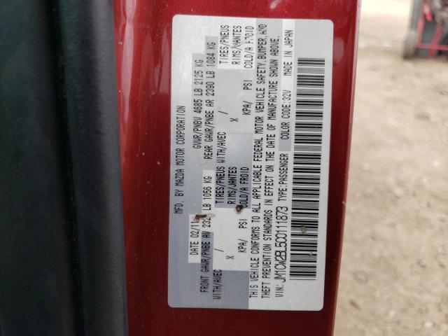 Photo 14 from auction – 2012 MAZDA 5 with VIN JM1CW2BL5C0111873