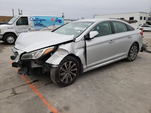 HYUNDAI SONATA SPO 2016 with VIN 5NPE34AF8GH300194 - Photo from auction