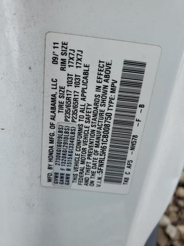 Photo 14 from auction – 2012 HONDA ODYSSEY EX with VIN 5FNRL5H61CB008750