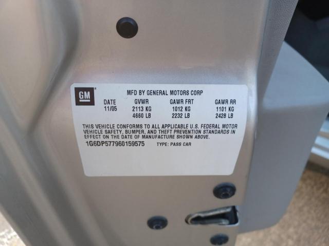 Photo 10 from auction – 2006 CADILLAC CTS HI FEA with VIN 1G6DP577960159575