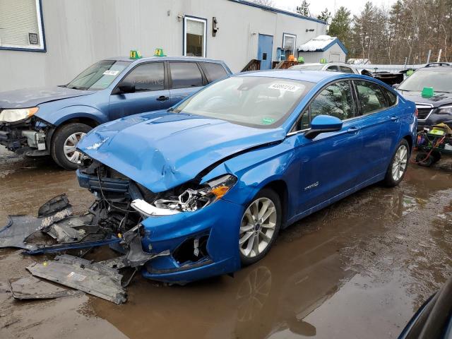 FORD FUSION SE 2019 with VIN 3FA6P0LU4KR188597 - Photo from auction