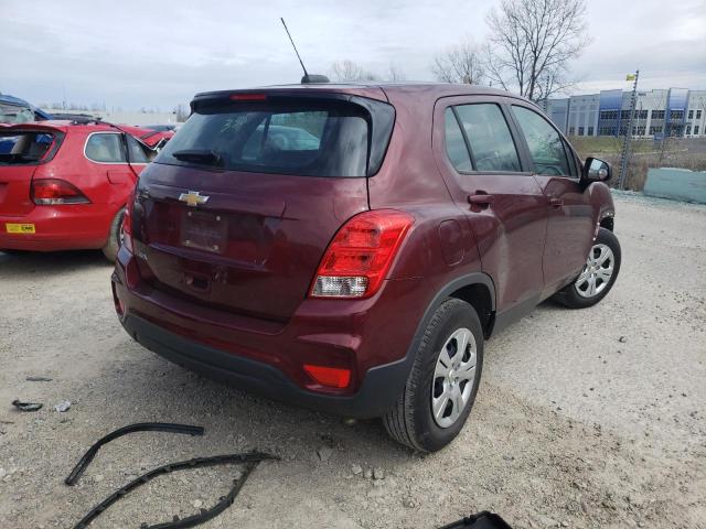 Photo 3 from auction – 2017 CHEVROLET TRAX LS with VIN 3GNCJKSB8HL176126