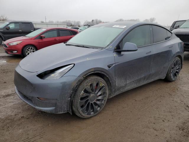 TESLA MODEL Y 2022 with VIN 7SAYGDEF6NF486490 - Photo from auction