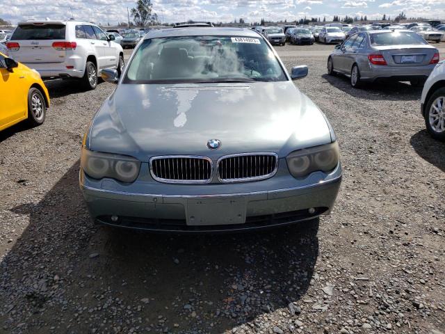 Photo 5 from auction – 2004 BMW 745 LI with VIN WBAGN63554DS54793