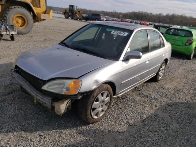 HONDA CIVIC 2002 with VIN 2HGES26882H598427 - Photo from auction
