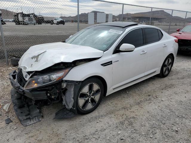 KIA OPTIMA HYB 2013 with VIN KNAGM4AD0D5045294 - Photo from auction