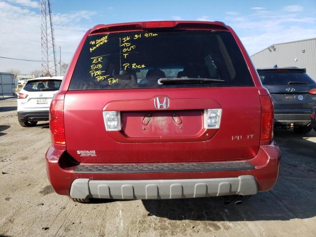Photo 6 from auction – 2004 HONDA PILOT EXL with VIN 2HKYF18544H564590