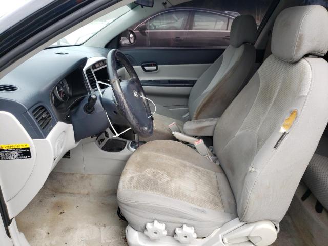 Photo 7 from auction – 2007 HYUNDAI ACCENT SE with VIN KMHCN36C87U007150
