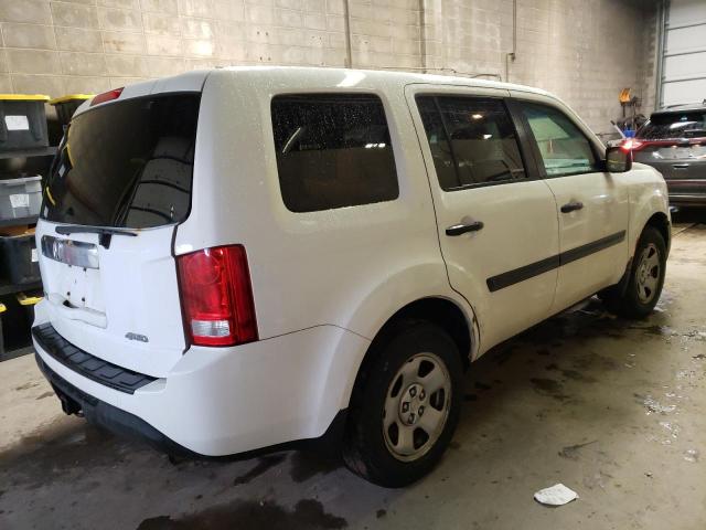 Photo 3 from auction – 2012 HONDA PILOT LX with VIN 5FNYF4H28CB021585