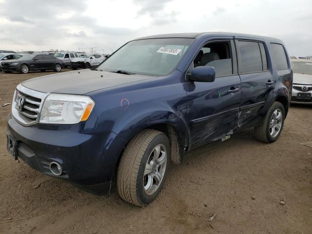 HONDA PILOT EX 2015 with VIN 5FNYF4H47FB062554 - Photo from auction