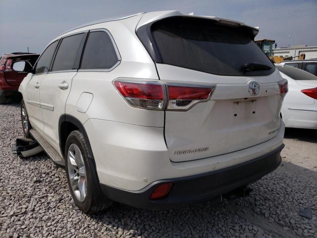 Photo 2 from auction – 2014 TOYOTA HIGHLANDER with VIN 5TDDKRFH6ES043033