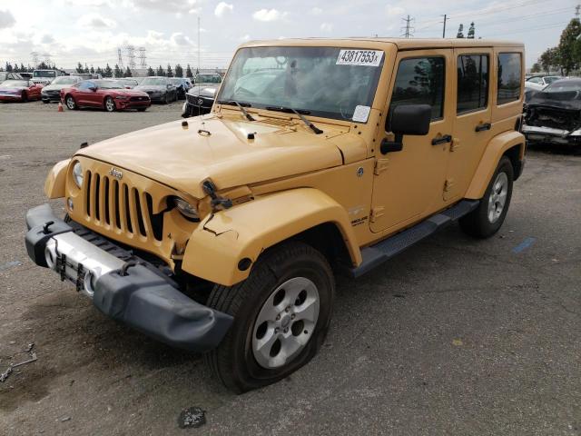 JEEP WRANGLER U 2014 with VIN 1C4BJWEG4EL171323 - Photo from auction