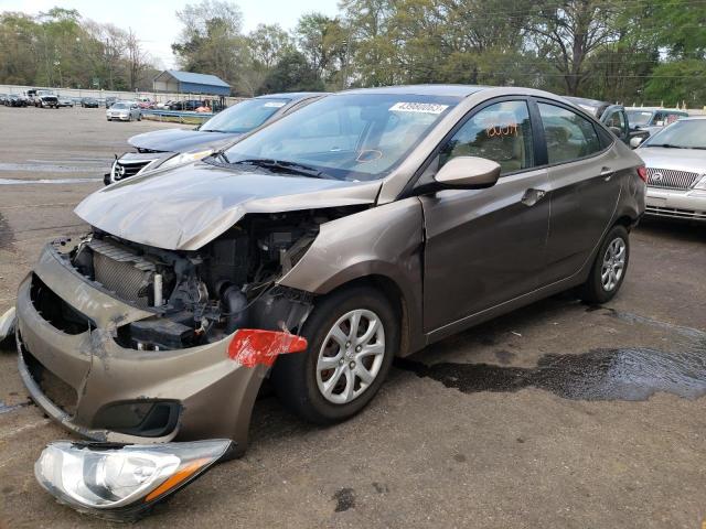 HYUNDAI ACCENT GLS 2014 with VIN KMHCT4AE2EU684812 - Photo from auction