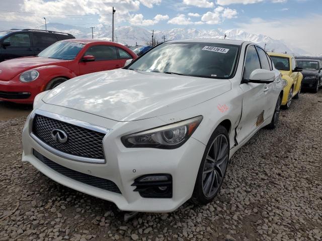 INFINITI Q50 BASE 2014 with VIN JN1BV7AR1EM700368 - Photo from auction