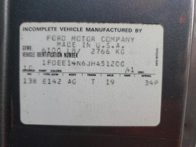 Photo 14 from auction – 1988 FORD ECONOLINE with VIN 1FDEE14N6JHA51200