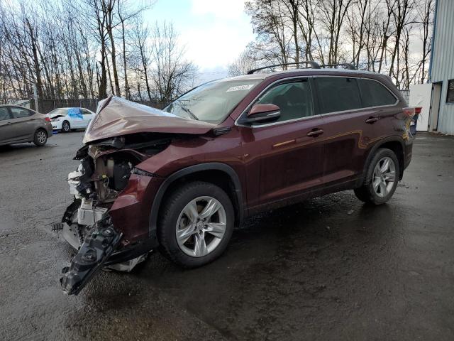 TOYOTA HIGHLANDER 2015 with VIN 5TDDKRFHXFS186505 - Photo from auction