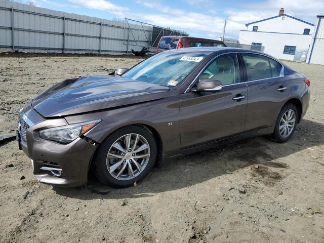 INFINITI Q50 BASE 2015 with VIN JN1BV7AR6FM406241 - Photo from auction