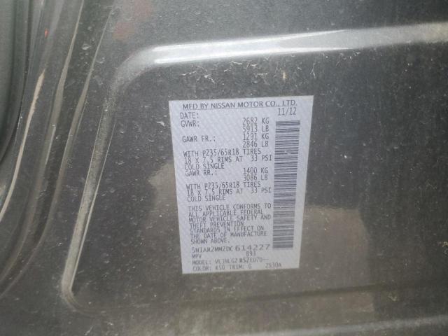 Photo 14 from auction – 2013 NISSAN PATHFINDER with VIN 5N1AR2MM2DC614227