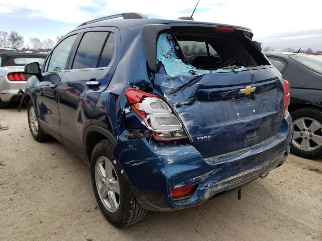 Photo 2 from auction – 2019 CHEVROLET TRAX 1LT with VIN 3GNCJLSB0KL231116