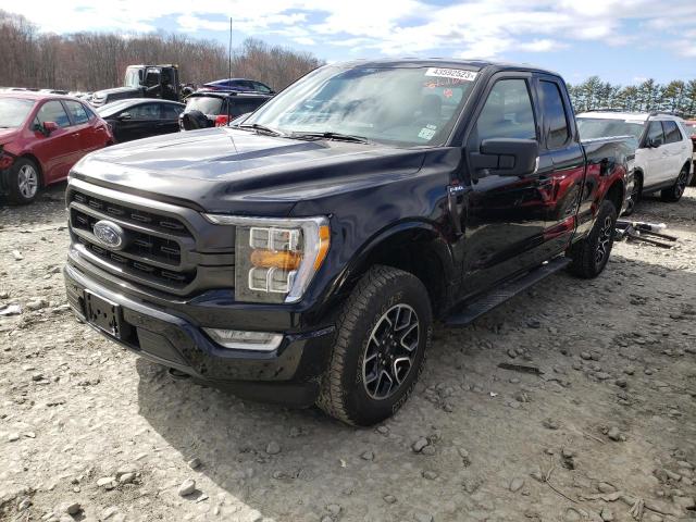 FORD F150 SUPER 2021 with VIN 1FTEX1EP3MKE72765 - Photo from auction