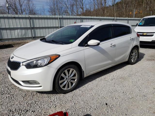 KIA FORTE EX 2014 with VIN KNAFX5A82E5203857 - Photo from auction