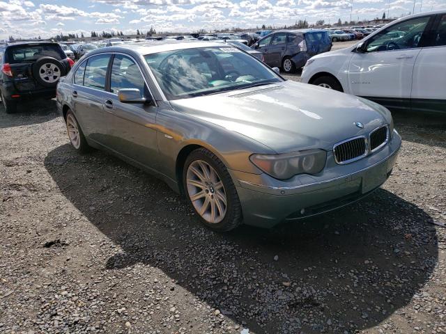 Photo 4 from auction – 2004 BMW 745 LI with VIN WBAGN63554DS54793