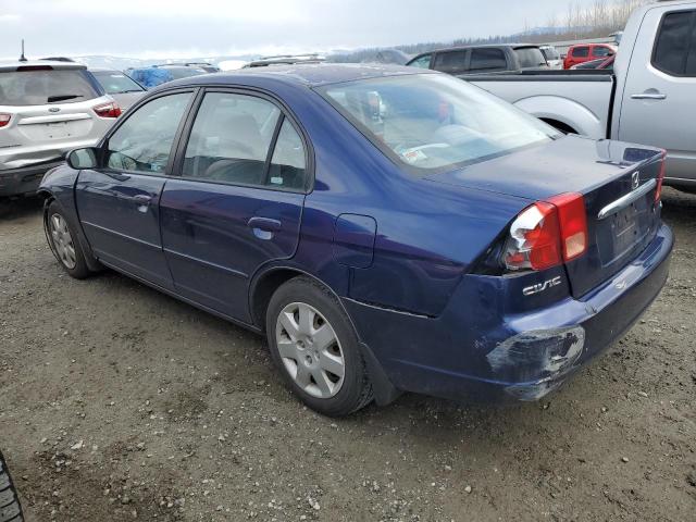 Photo 2 from auction – 2002 HONDA CIVIC EX with VIN 2HGES26792H577917