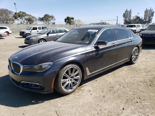 BMW 740 I 2016 with VIN WBA7E2C53GG739090 - Photo from auction