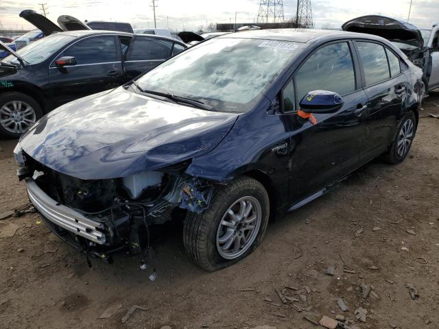 TOYOTA COROLLA LE 2021 with VIN JTDEAMDE1MJ022301 - Photo from auction