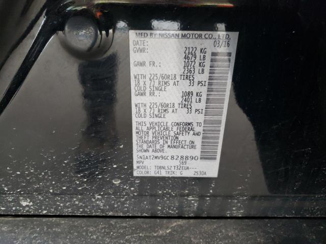 Photo 14 from auction – 2016 NISSAN ROGUE S with VIN 5N1AT2MV9GC828890