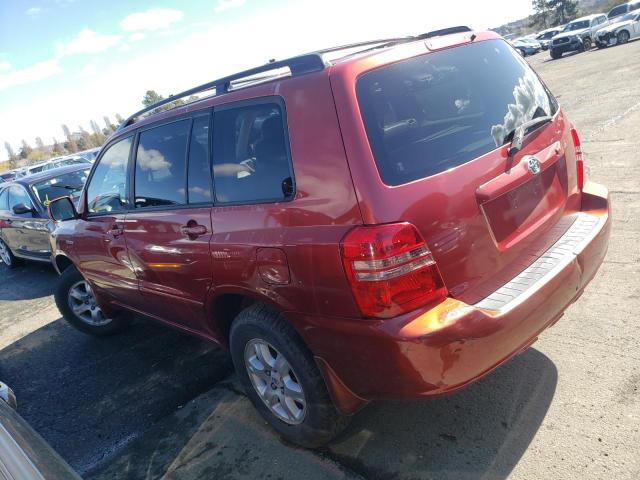 Photo 2 from auction – 2002 TOYOTA HIGHLANDER with VIN JTEHF21A720070405
