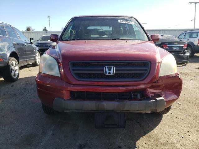 Photo 5 from auction – 2004 HONDA PILOT EXL with VIN 2HKYF18544H564590