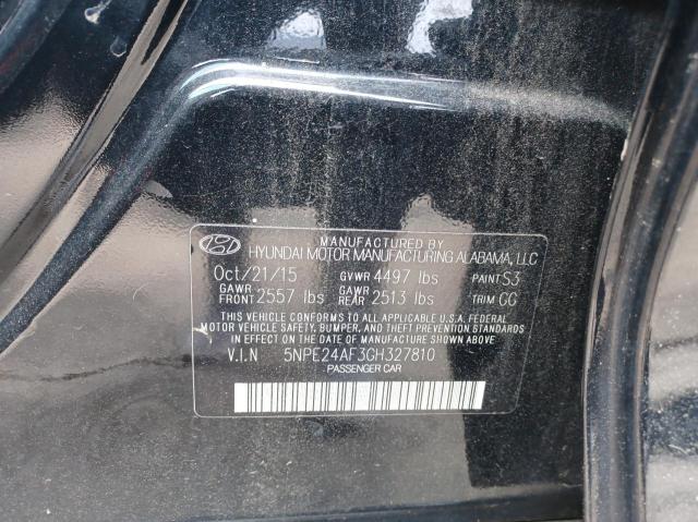 Photo 10 from auction – 2016 HYUNDAI SONATA SE with VIN 5NPE24AF3GH327810