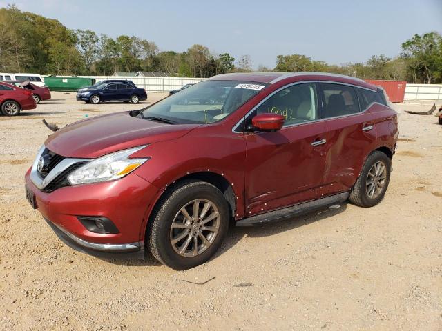NISSAN MURANO S 2016 with VIN 5N1AZ2MG5GN151535 - Photo from auction