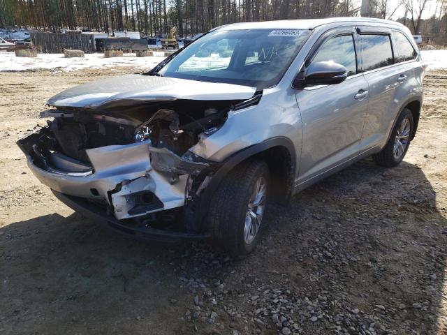TOYOTA HIGHLANDER 2015 with VIN 5TDJKRFH6FS190456 - Photo from auction