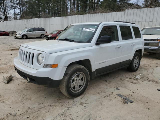 Photo 1 from auction – 2016 JEEP PATRIOT SP with VIN 1C4NJPBB4GD656604