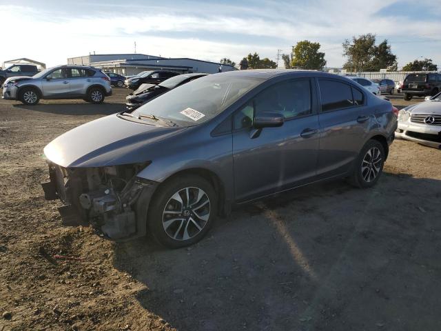 HONDA CIVIC EX 2014 with VIN 19XFB2F81EE255378 - Photo from auction