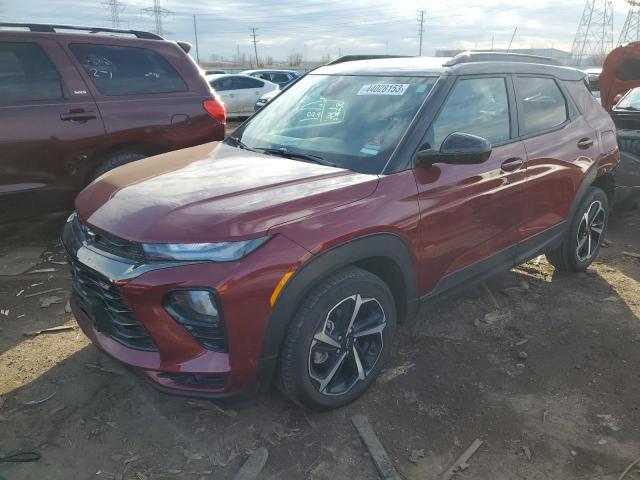 CHEVROLET TRAILBLAZE 2022 with VIN KL79MTSL5NB122043 - Photo from auction