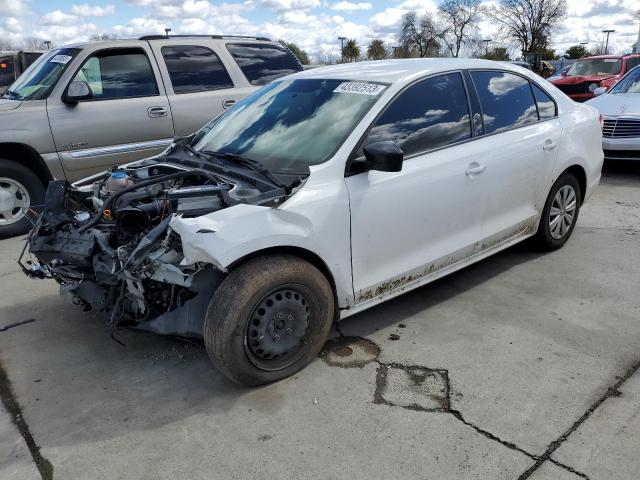 VOLKSWAGEN JETTA BASE 2012 with VIN 3VW1K7AJXCM427344 - Photo from auction