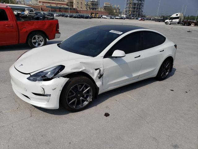 TESLA MODEL 3 2021 with VIN 5YJ3E1EB9MF055567 - Photo from auction