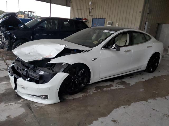 TESLA MODEL S 2017 with VIN 5YJSA1E20HF232634 - Photo from auction