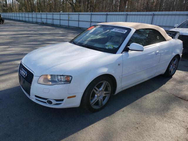 AUDI A4 2.0T CA 2007 with VIN WAUDF48HX7K022536 - Photo from auction