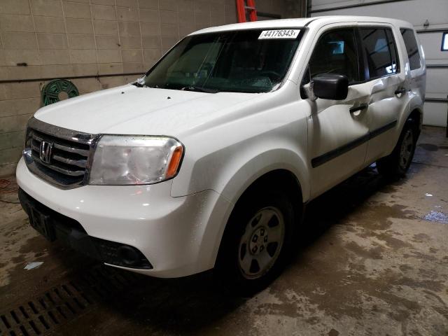 HONDA PILOT LX 2012 with VIN 5FNYF4H28CB021585 - Photo from auction