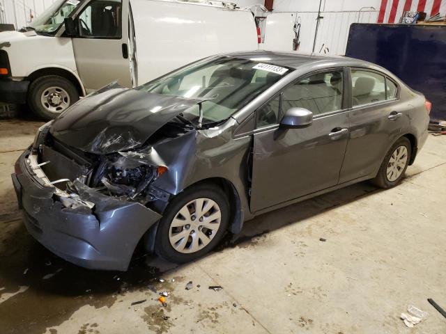 Photo 1 from auction – 2012 HONDA CIVIC LX with VIN 2HGFB2F5XCH586369